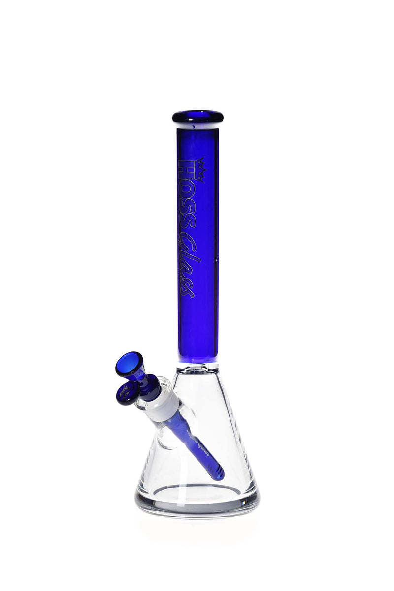 H153 - Small Thick Beaker with Colored Top (14")